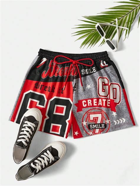 shein shorts|graphic shorts shein.